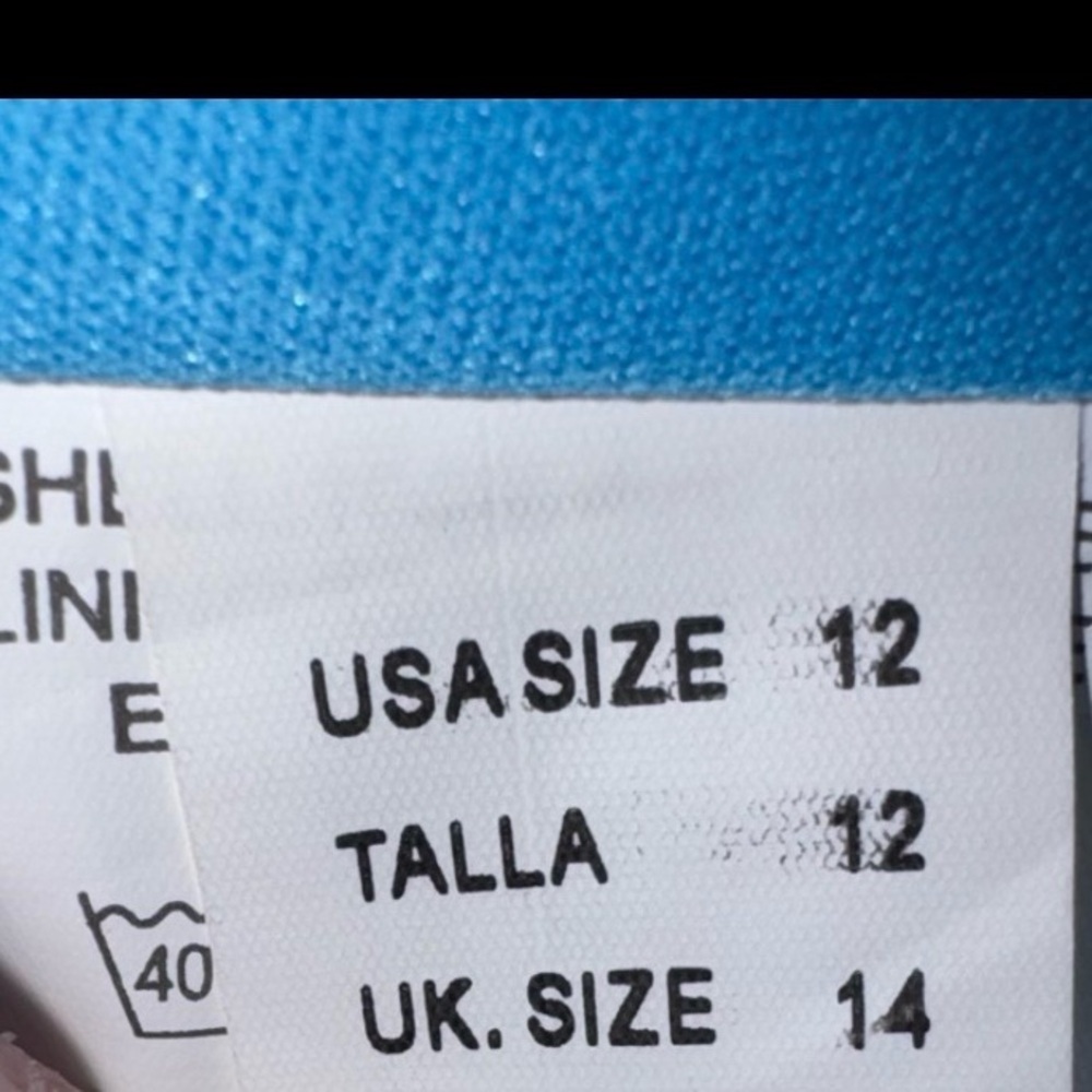 Morilee Prom Dress 12 Teal Sequin Mermaid Two Piece Formal Pageant Gown - Picture 10 of 12